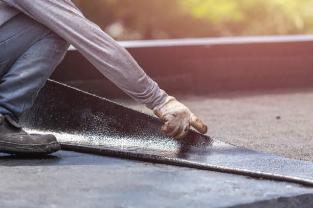 Professional Waterproofing technician working in Chalfont, PA